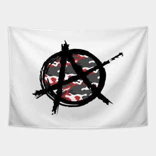 Anarchy - Camouflage Red Tapestry