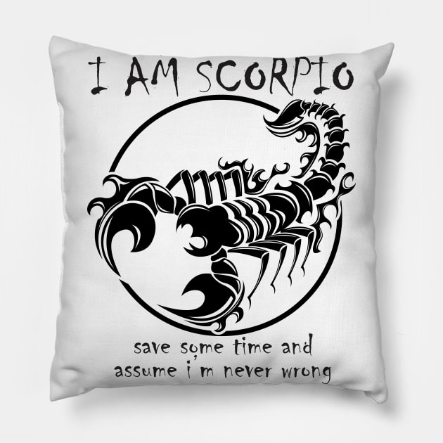 Scorpio Pillow by CandD