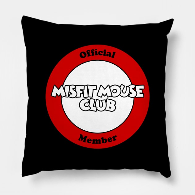 Misfit Mouse Club Pillow by MagicalMountains