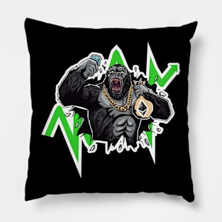 Ape ETH Ethereum Crypto Pillow