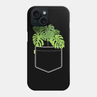 Monstera Pocket Plant Mama Phone Case