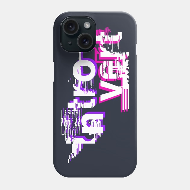 Introvert Text Only Letters in Colors Unique Design for Women and Men Phone Case by bystander