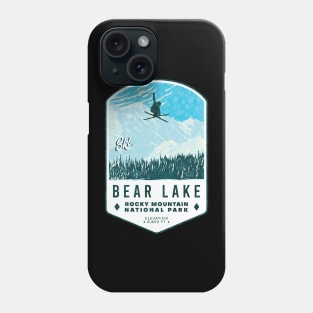 Ski Bear Lake Rocky Mountain National Park Phone Case