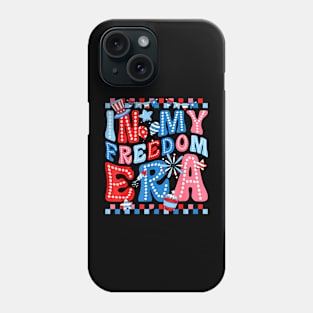 In My Freedom Era Forth of July American patriot USA Flag Phone Case