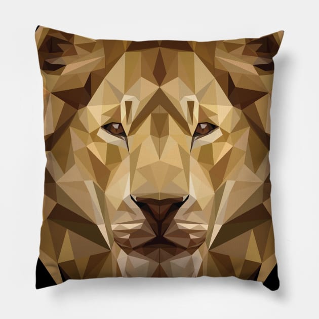 lion Pillow by Amartwork