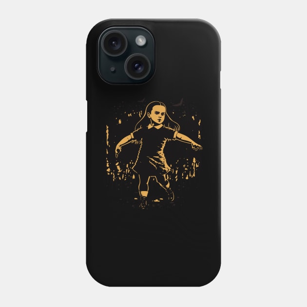 2_color_of_wednesday_addams Phone Case by megadeisgns