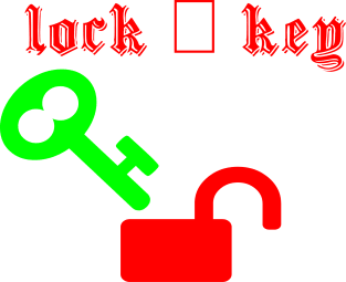 Lock And Key Magnet