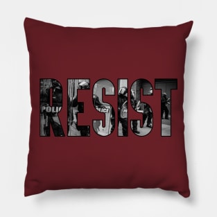 RESIST RIOT REBEL Pillow