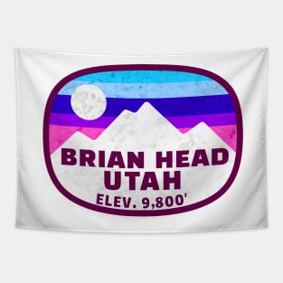 Ski Brian Head Utah Skiing Winter Sports Snowboarding Tapestry