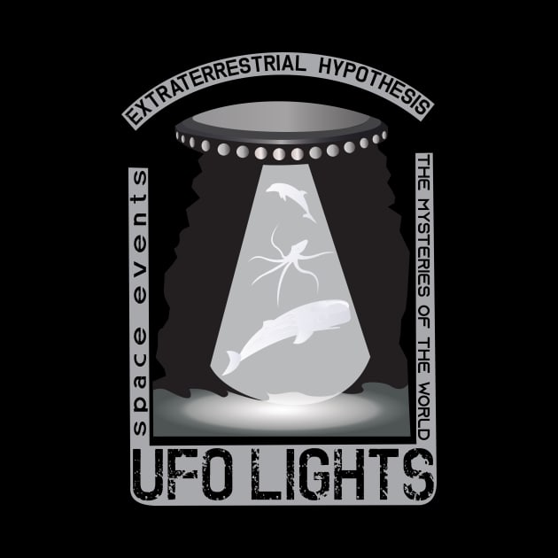 UFO lights by mypointink