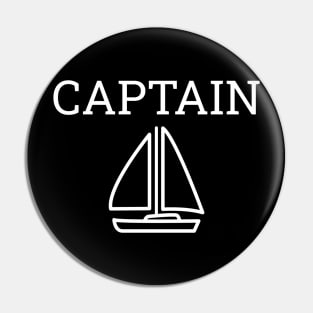 Captain t shirt Pin