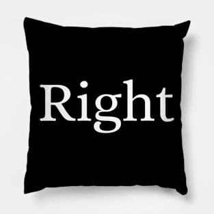 Right Pillow