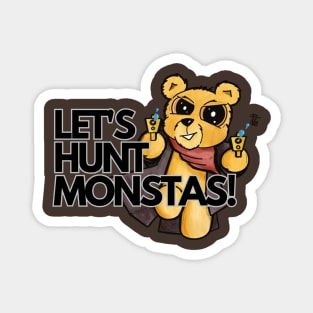 Let's Hunt Monsters - Mal the Teddy Bear Magnet