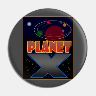 Planet X circle design Pin