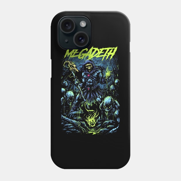 MEGADETH BAND MERCHANDISE Phone Case by Rons Frogss