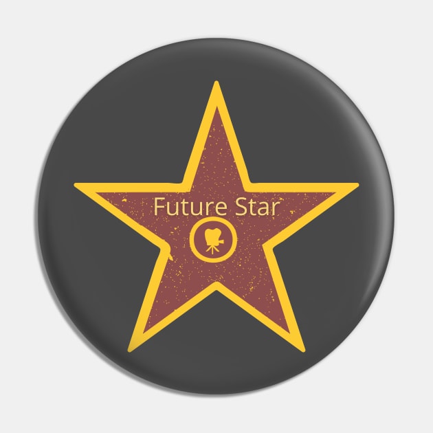 Future Star Pin by Zippy's Tees