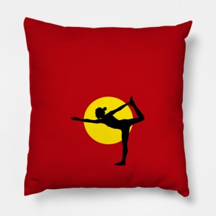 Yoga Design - Natarajasana - Lord Shiva Pose Pillow