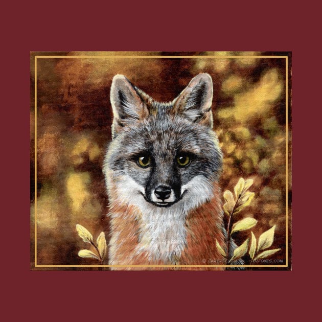 Autumn Grey Fox by OzFoxes