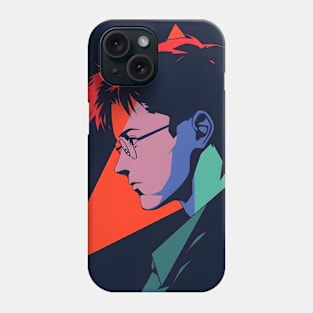 Discover Apocalyptic Anime Art and Surreal Manga Designs - Futuristic Illustrations Inspired by Neon Genesis Evangelion Phone Case