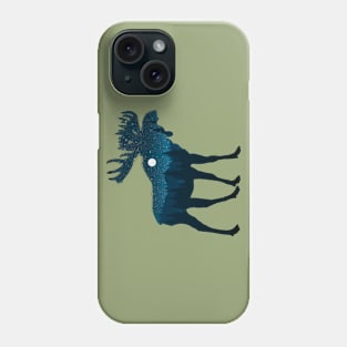 Night Forest Moose Phone Case