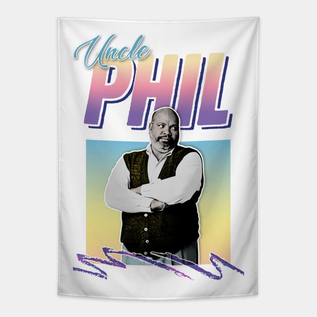 Uncle Phil - 90s Style Retro Tribute Design Tapestry by DankFutura