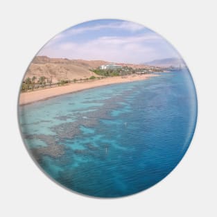 Israel, Eilat. Coral Beach Pin