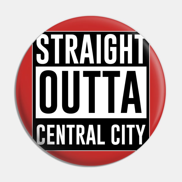 Straight outta Central City Pin by Heroified