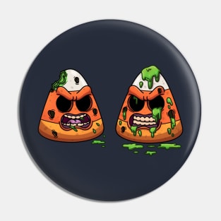 Zombie Candy Corns Pin