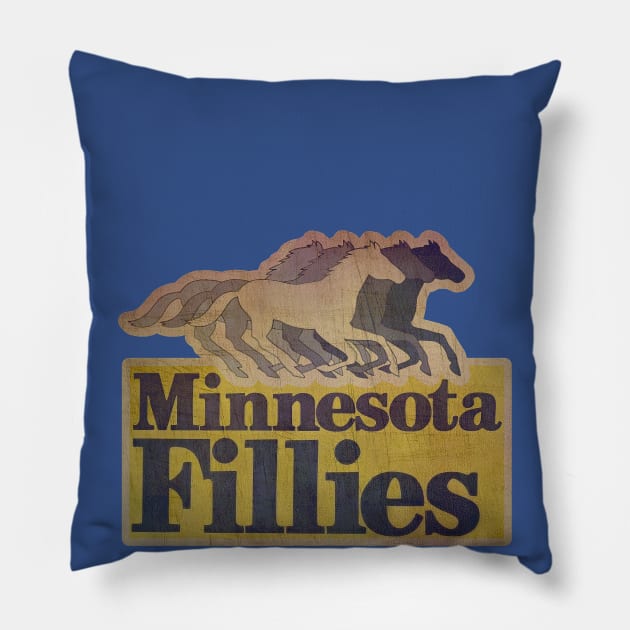 Minnesota Fillies Basketball Pillow by Kitta’s Shop