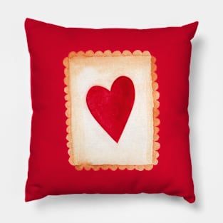 heart vintage Pillow