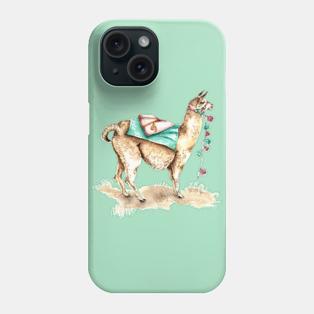 Llama Phone Case by Goosi