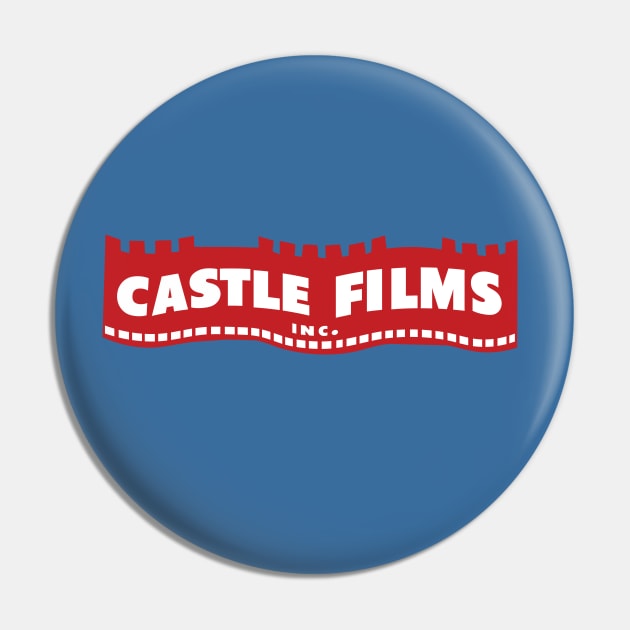 Castle Films logo (Red) Pin by Two Reasons