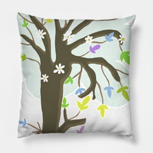 BLUE TREE Pillow