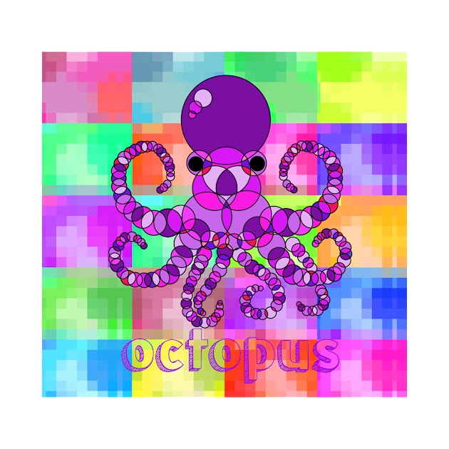 OCTOPUS UNDER THE PIXEL SEA by SikiuFactory