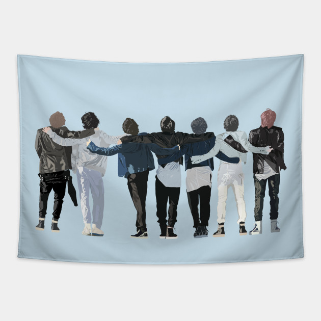 ON Bts Tapestry TeePublic