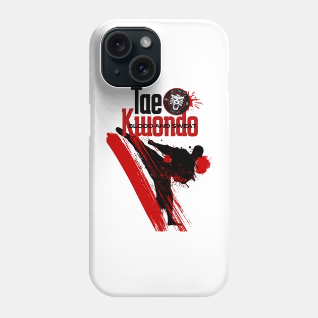 Taekwondo Combat Graphic Phone Case by Sprialz0