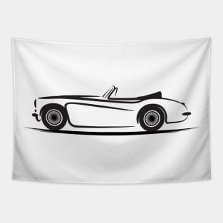 Austin Healey 3000 MK II Black Tapestry