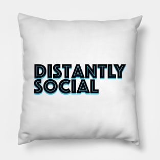 Distantly Social Pillow