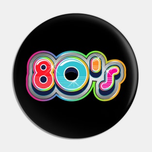 My 80s Costume Pin