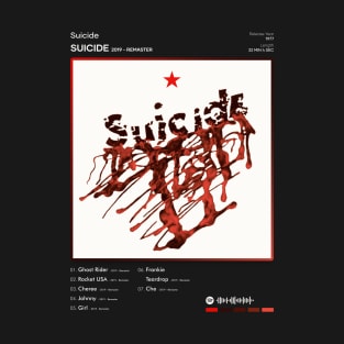 Suicide - Suicide Tracklist Album T-Shirt