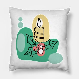 Abstract Candle Pillow