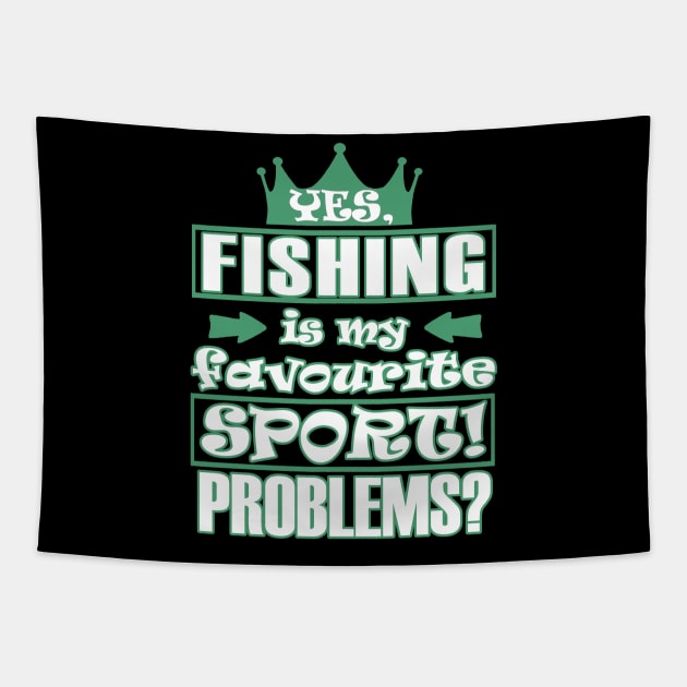 Fishing Fishing Fish Nature Hobby Carp Fishing Tapestry by FindYourFavouriteDesign