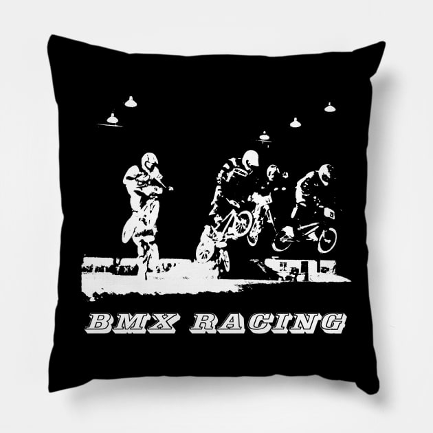 bmx Pillow by rickylabellevie