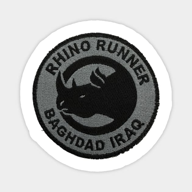 Rhino Runner Patch Magnet by Limb Store