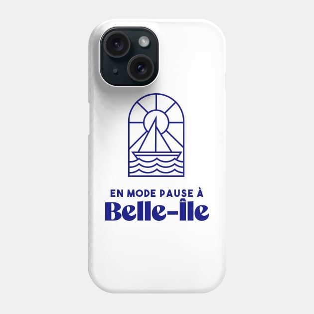 Belle Ile in break mode - Brittany Morbihan 56 Sea Holidays Beach Phone Case by Tanguy44