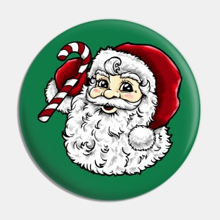 Santa Claus Candy Pin