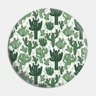 Saguaro Cactus - Desert Cactus Plants - Green Cactus Pattern Pin