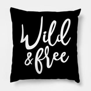 Wild and Free Pillow