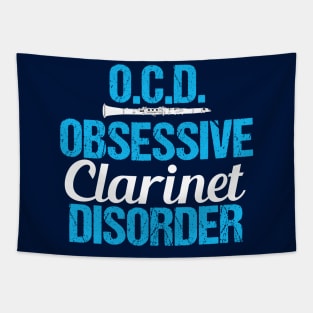 Funny Obsessive Clarinet Disorder Tapestry