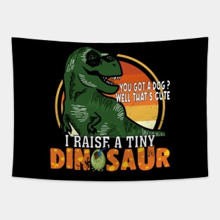 Funny I Raise Tiny Dinosaurs memes dinos Tapestry